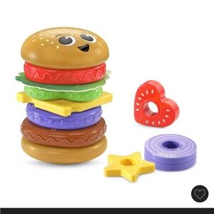 Colorful Stackable Burger Play Set